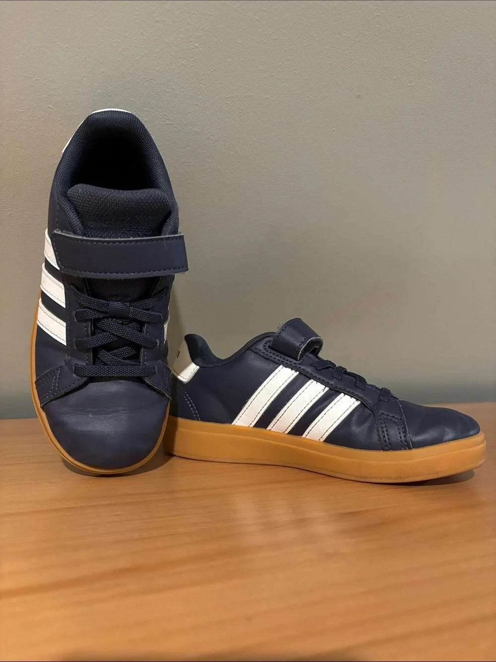 adidas stylish leather